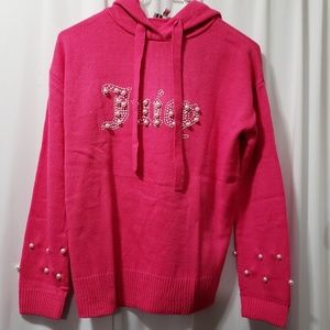 Juicy Couture Pearl Trimmed Hoodie NWT